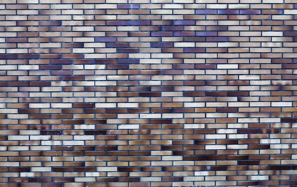 Parede de tijolo, superfície de fachada de construção como fundo urbano — Fotografia de Stock