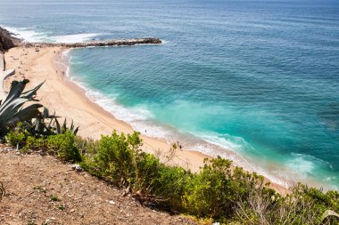 Ericeira, Portekiz kıyısında manzara