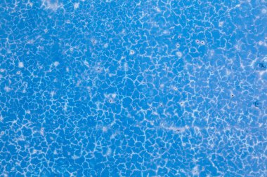 Çimento toz ile mavi arka plan