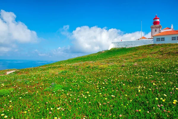 Portugal. Cabo da Roca y el faro —  Fotos de Stock