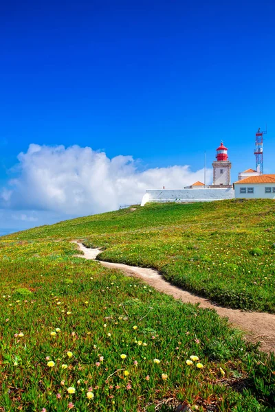 Portugal. Cabo da Roca and the lighthouse — Stock Photo, Image