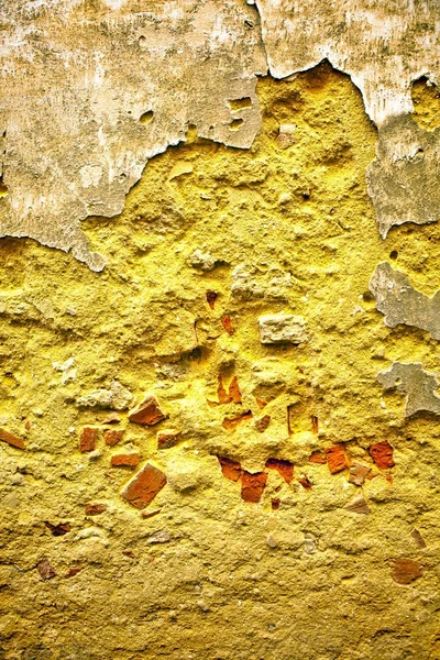 Antiguo yeso sucio desagradable en la superficie de la pared — Foto de Stock