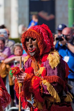 Lisbon, Portekiz - 6 Mayıs 2017: Parade kostüm ve gelenek