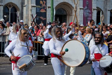 Lisbon, Portekiz - 6 Mayıs 2017: Parade kostüm ve gelenek