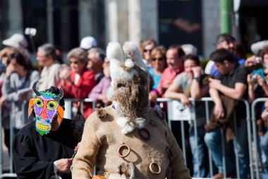 Lisbon, Portekiz - 6 Mayıs 2017: Parade kostüm ve gelenek