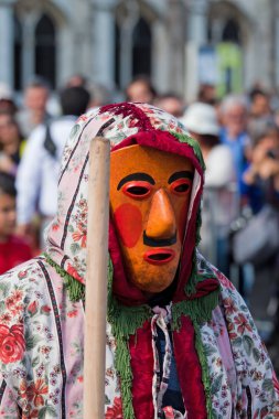 Lisbon, Portekiz - 6 Mayıs 2017: Parade kostüm ve gelenek