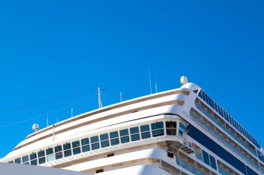 Yan görüş açısı büyük cruise gemisi gemi
