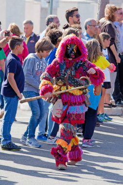 Lisbon, Portekiz - 6 Mayıs 2017: Parade kostüm ve gelenek