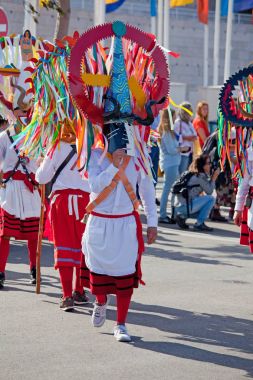 Lisbon, Portekiz - 6 Mayıs 2017: Parade kostüm ve gelenek
