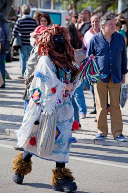 Lisbon, Portekiz - 6 Mayıs 2017: Parade kostüm ve gelenek