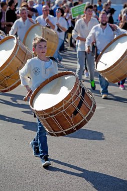 Lisbon, Portekiz - 6 Mayıs 2017: Parade kostüm ve gelenek