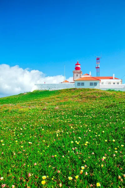 Portugal. Cabo da Roca y el faro —  Fotos de Stock