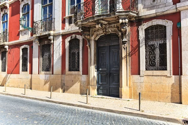 Gata i gamla stan i Lissabon, portugal — Stockfoto