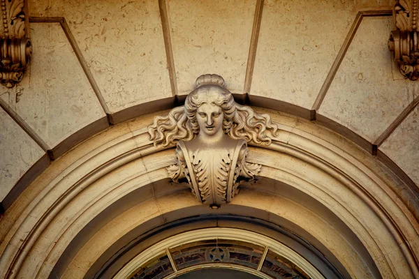 Detail of ancient architecture, in Lisbon. Stock Picture