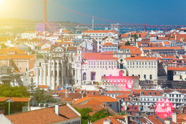 Beautiful view of Lisbon old city, Portugal — Stock Photo, Image