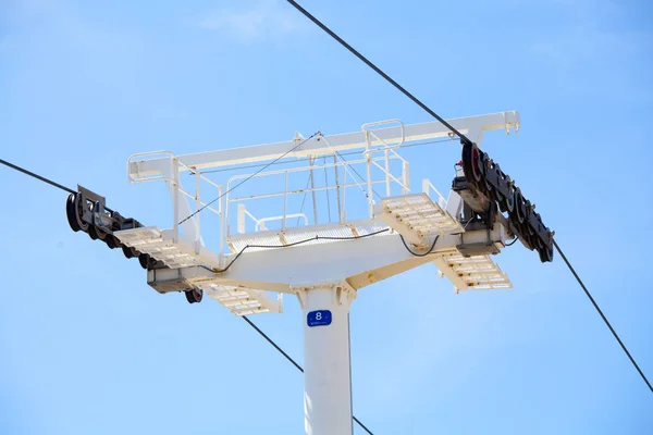 Cableway in National Park in Lisbon, Portugal — Stock Photo, Image