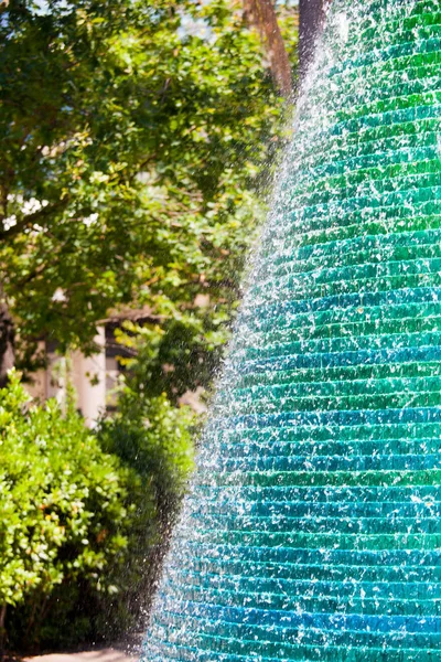 Крупним планом барвистий фонтан — стокове фото
