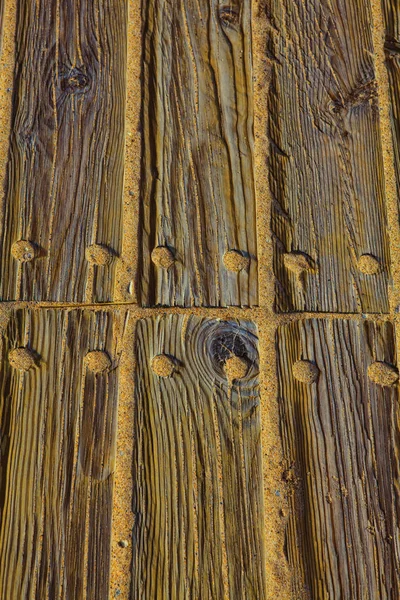 Planches en bois marron. texture du bois — Photo