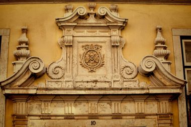 Lizbon antik mimari detay.