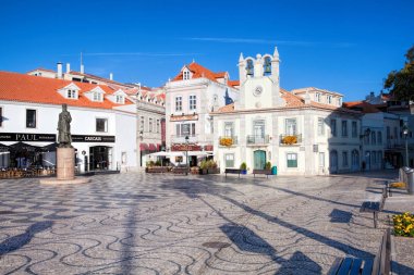 Cascais, Portekiz - 24 Eylül. 2017. Cascais ünlüdür ve