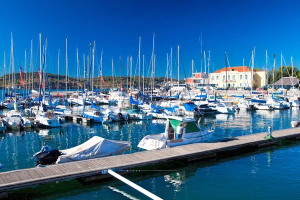 LISBONA, PORTOGALLO - SETTEMBRE 13. Nel 2017. Marina nel Belem nei — Foto Stock