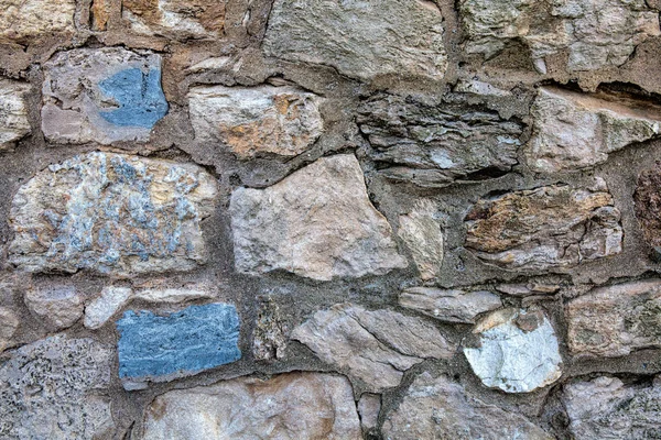 Part of a stone wall, for background or texture — Stock Photo, Image