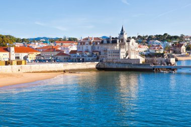 Cascais, Portekiz - 24 Eylül. 2017. Cascais ünlüdür ve