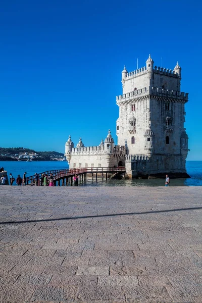 LISBON, PORTUGAL - SEPTEMBER 13 . 2017 . Torre de Belem UNESCO W — Stock Photo, Image