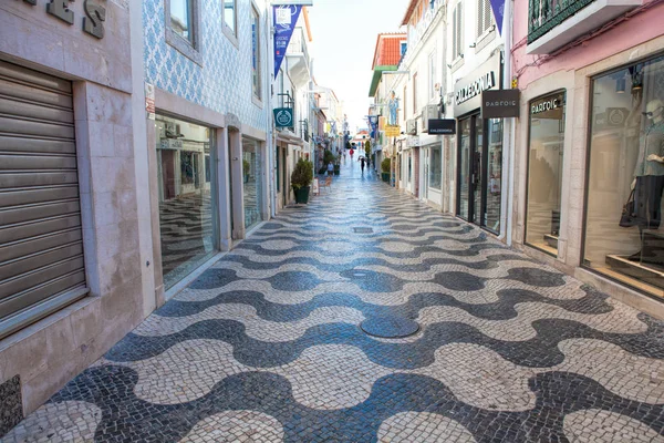 Cascais, Portugal - 24 September. 2017. Cascais street scene. — Stockfoto