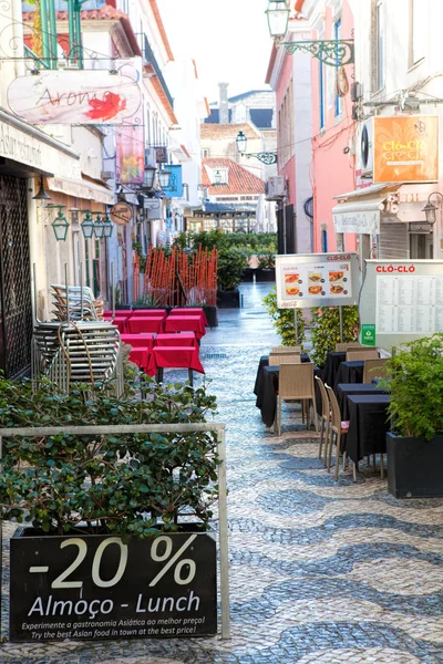 CASCAIS, PORTUGAL - SETEMBRO 24. Em 2017. Cascais cena de rua . — Fotografia de Stock