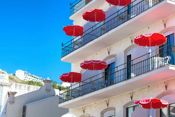 Mooi balkon in het hotel — Stockfoto