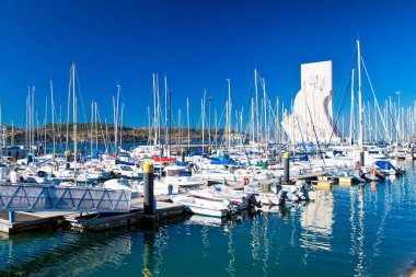 Lisbon, Portekiz - 13 Eylül. 2017. Belem nei Marinada