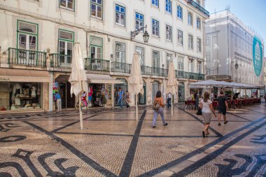 Lisbon, Portekiz - 10 Eylül. 2017. Tipik geleneksel por