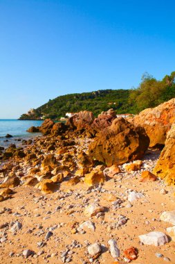 Parque doğal da Arrabida, Setubal Yarımadası, Port Beach