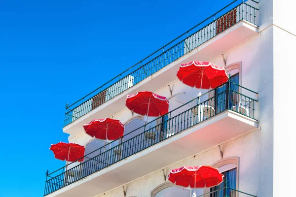 Schöner Balkon im Hotel — Stockfoto