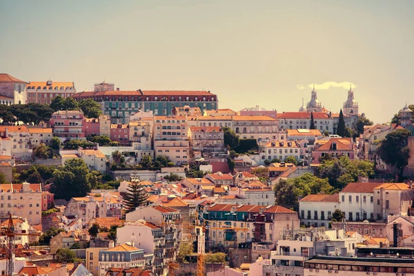 里斯本古老的城市，葡萄牙的美丽景色 — 图库照片