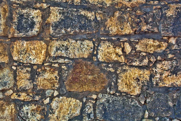 Parte de una pared de piedra, para fondo o textura . — Foto de Stock