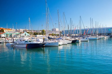 Lisbon, Portekiz - 13 Eylül. 2017. Belem nei Marinada