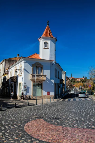 Tomar, Portugal 18-02-2018: Pusat Kota Tomar, Distrik Santarem — Stok Foto