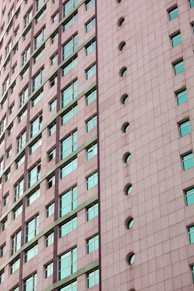 Imobiliário exterior, fachada de construção - arquitetura moderna — Fotografia de Stock