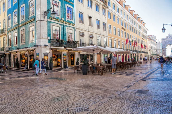 Lisbon, Portekiz - 10 Eylül. 2017. Tipik geleneksel por