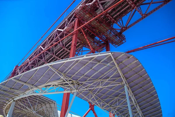 Abstract image of a part of the futuristic roof structure — Stock Photo, Image