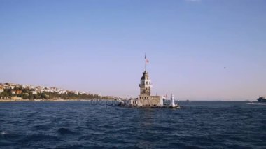 İstanbul, Türkiye 'den İstanbul' dan Bakire Kulesi manzarası