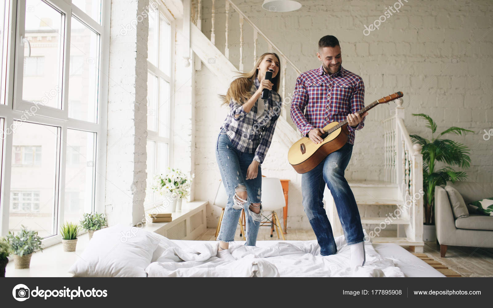Dansen op bed