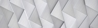 Yüksek teknoloji geniş alüminyum arka plan (Site Head) - 3d çizim