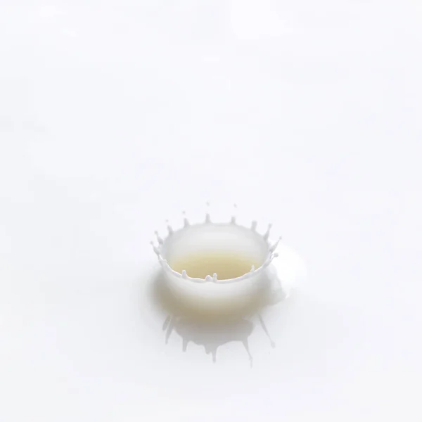 Beautiful Milk Splash With Copy Space — Stock Photo, Image