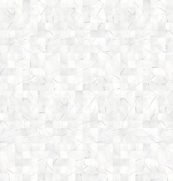 Textura de mármore branco Tiled — Fotografia de Stock