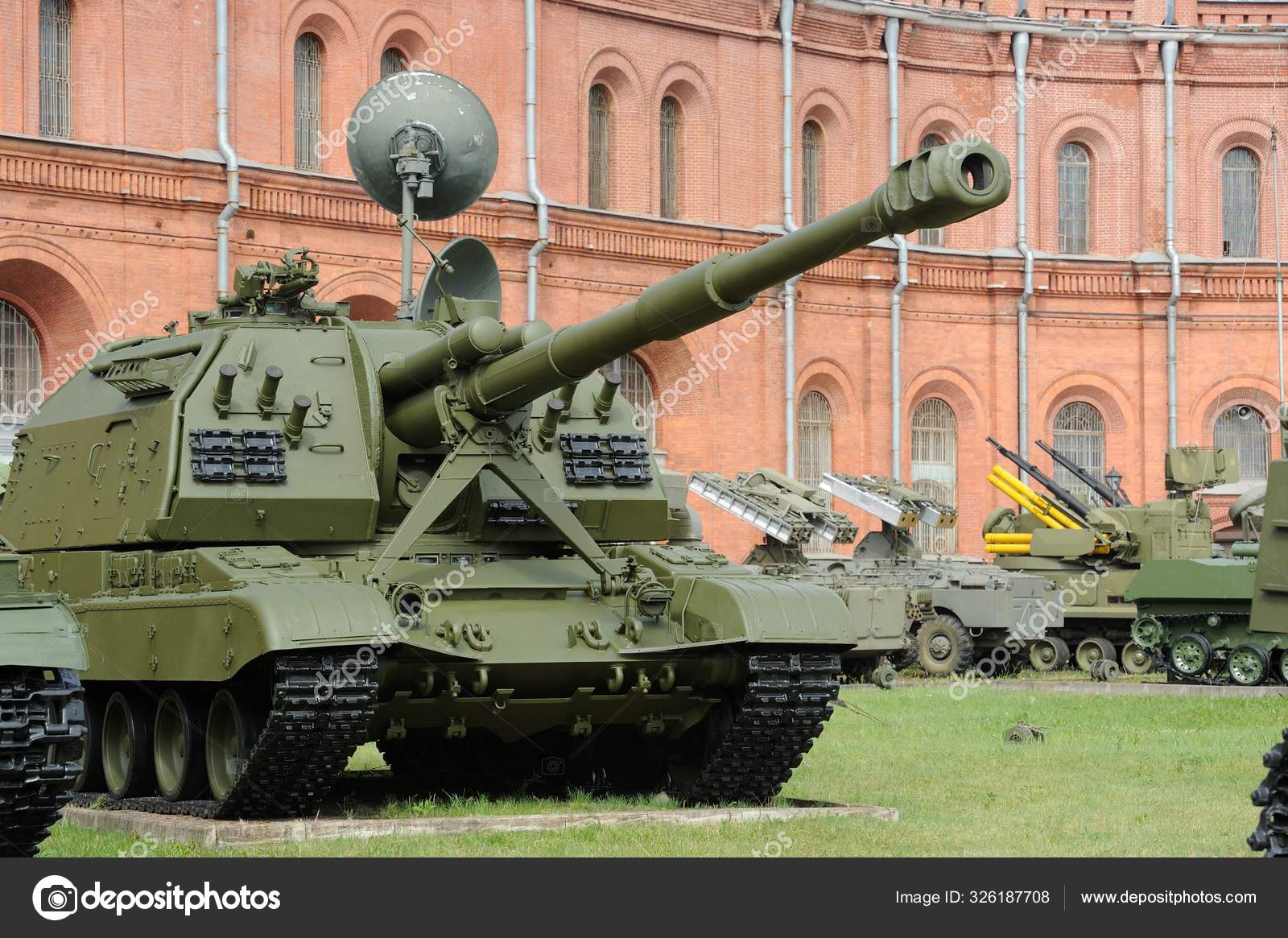 Saint Petersburg Russia June 23 16 Self Propelled Howitzer 2s19 Msta S Stock Editorial Photo C Digifuture
