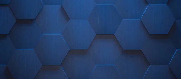 Dark Blue Tiled Background (3d Illustration) Stock Image