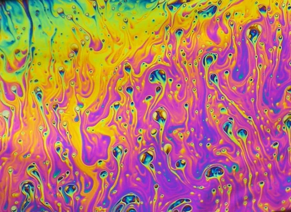Krásná psychedelické abstrakce - rušení ve filmech mýdlo — Stock fotografie